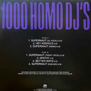 1000 Homo DJs - Supernaut (Purple Vinyl)