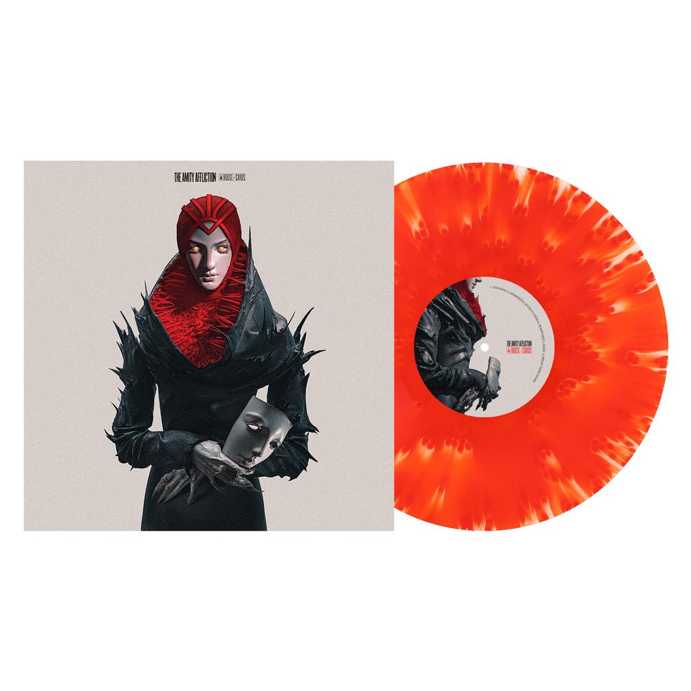 The Amity Affliction - House Of Cards (Cloudy Blood Red or White/Black/White Tri-Stripe Vinyl)