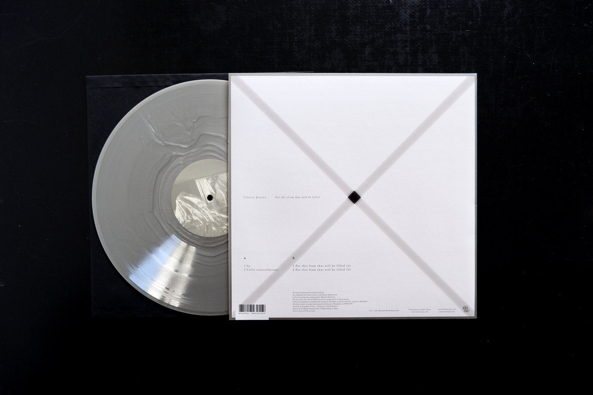 Clarice Jensen – For this from that Will be Filled (Silver Vinyl)