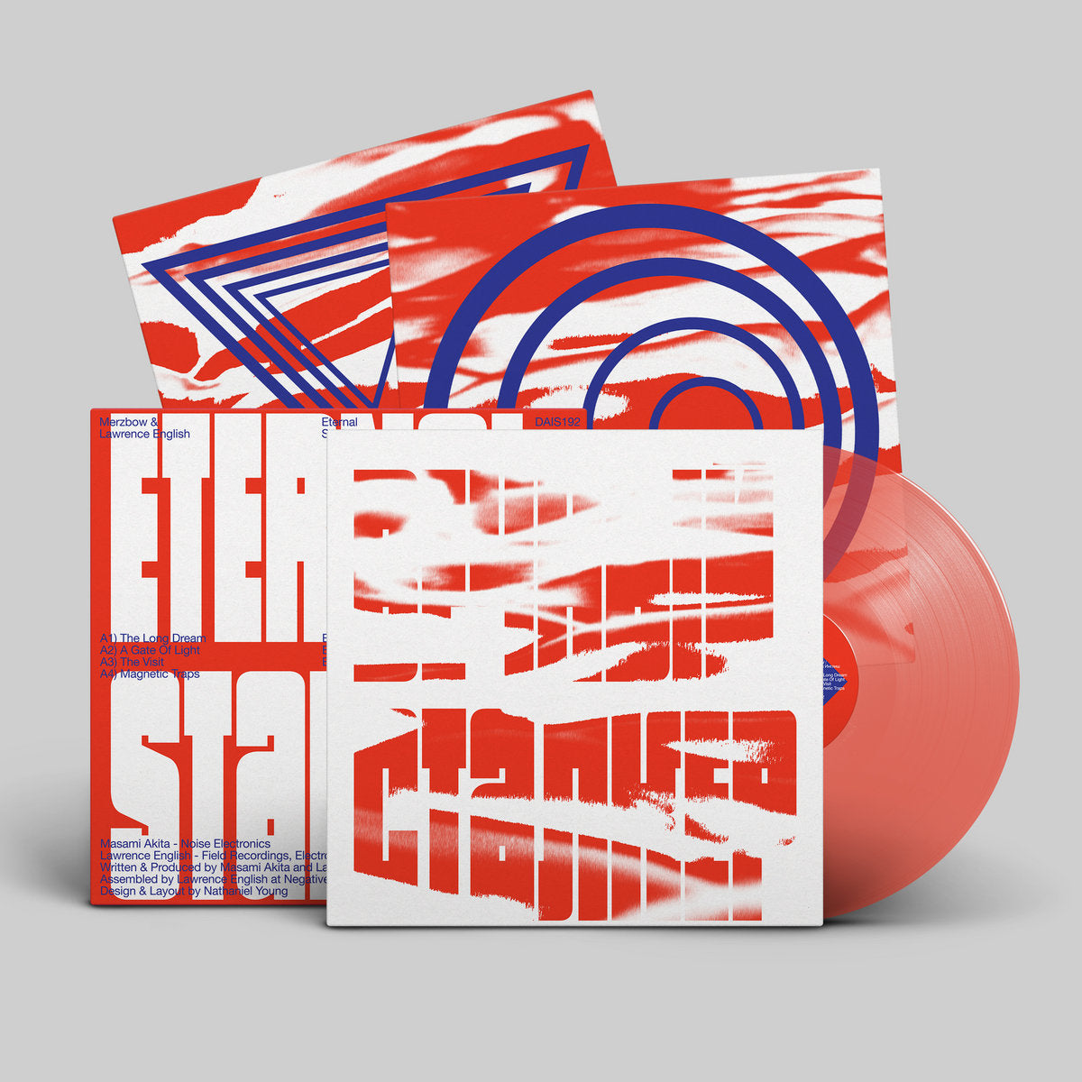 Merzbow & Lawrence English – Eternal Stalker (Red + Blue Vinyl)