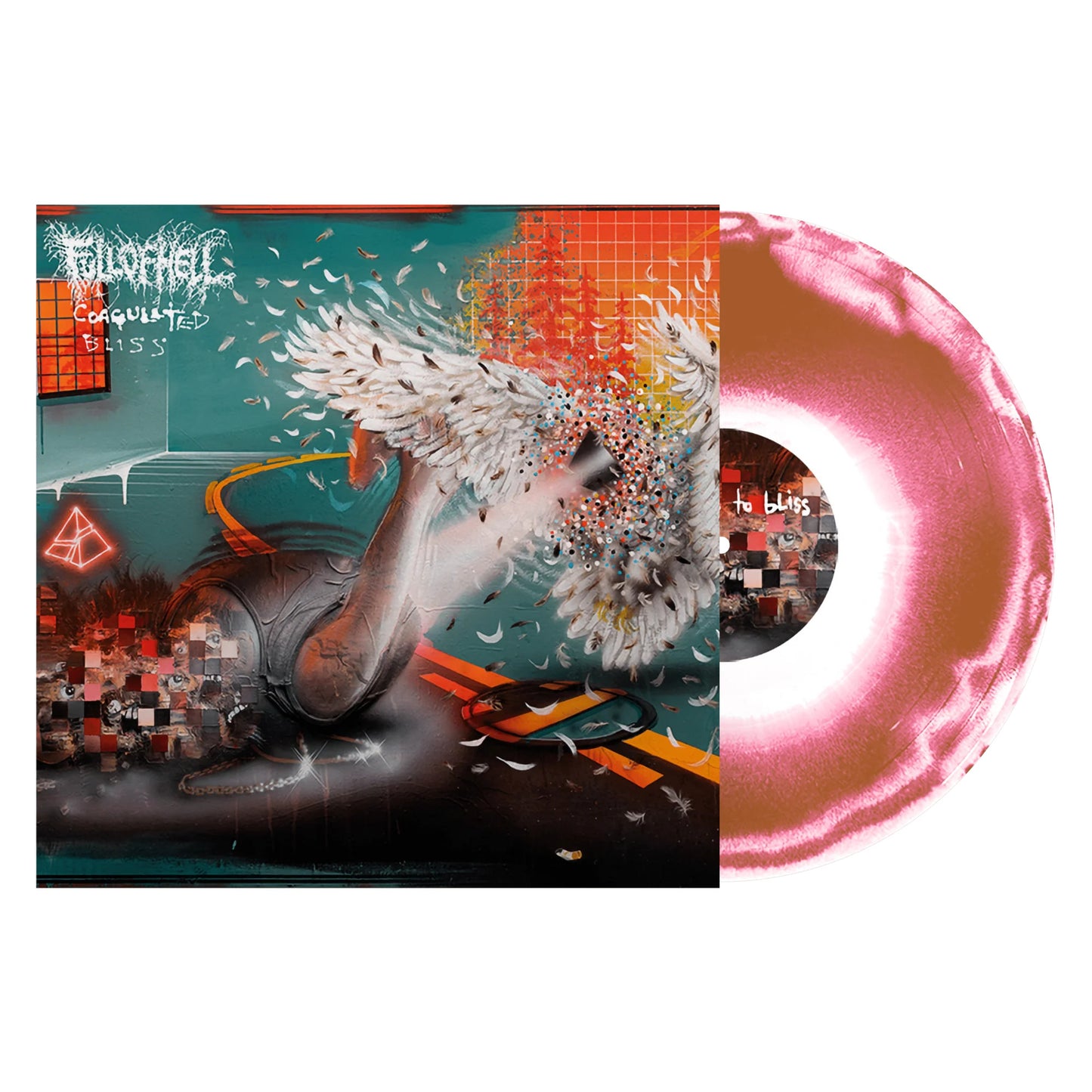 Full of Hell - Coagulated Bliss (Pink/White/Brown Mix Vinyl)