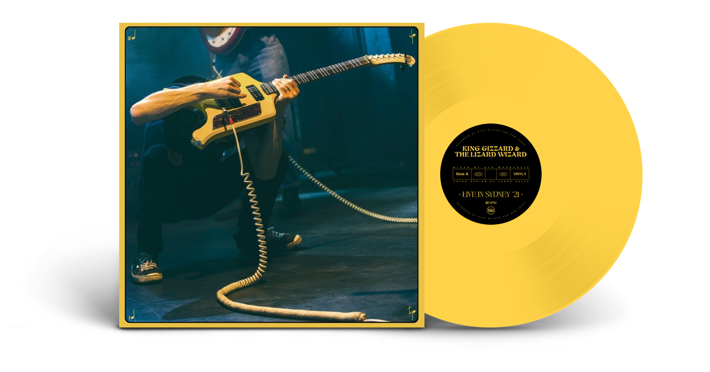 King Gizzard & the Lizard Wizard - Live in Sydney '21 (Yellow Vinyl)