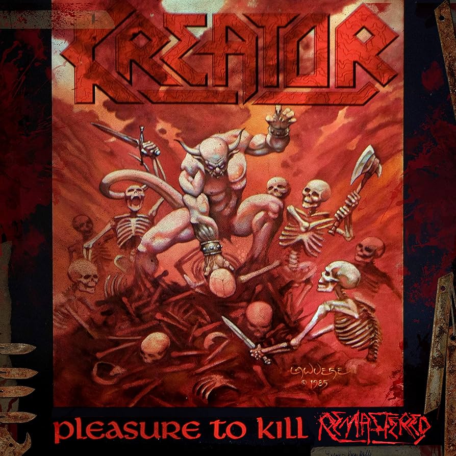 Kreator - Pleasure to Kill (Clear with Red Splatter Vinyl)