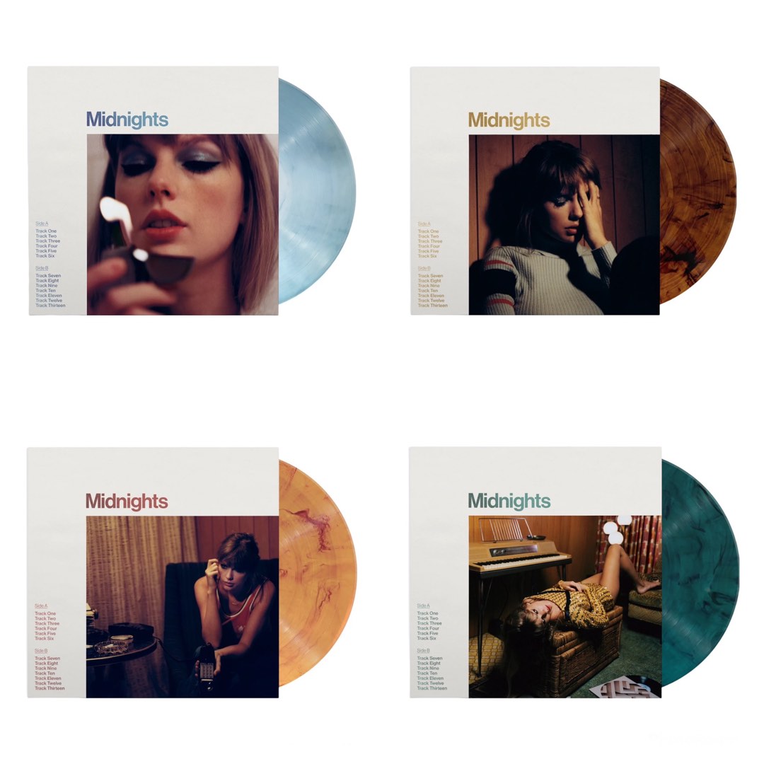 Taylor Swift - Midnights (Blue / Blood Moon / Mahogany / Jade Vinyl)