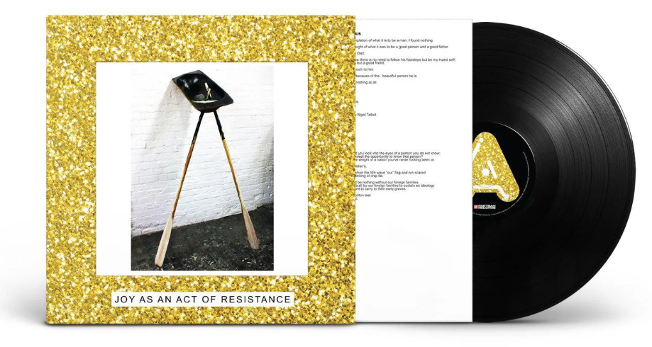 IDLES - Joy as an Act of Resistance (Deluxe Gold Glitter Die-Cut Gatefold Cover + Art Prints)