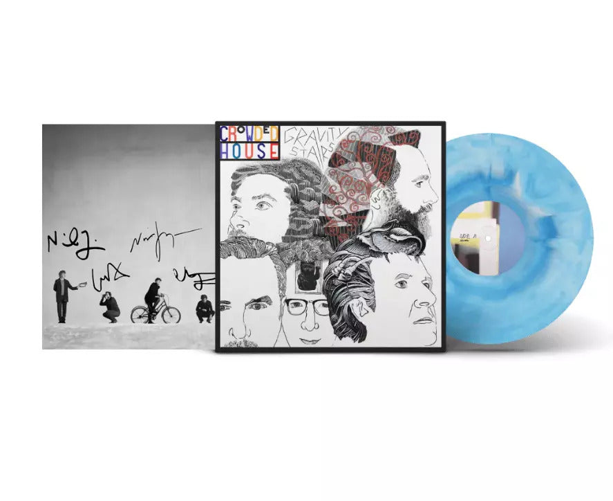 Crowded House – Gravity Stairs (Blue Cloudy Vinyl with Signed Insert)