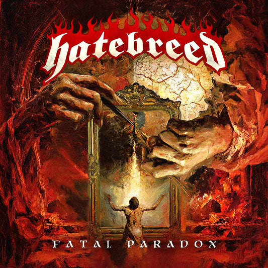 Hatebreed - Fatal Paradox (Black, Orange Black Splatter or Red Vinyl) - vinyl record cover
