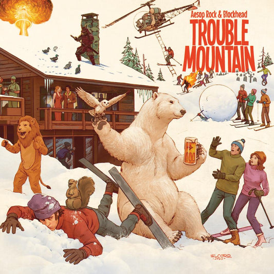 Aesop Rock & Blockhead - Trouble Mountain (2LP) - vinyl record cover