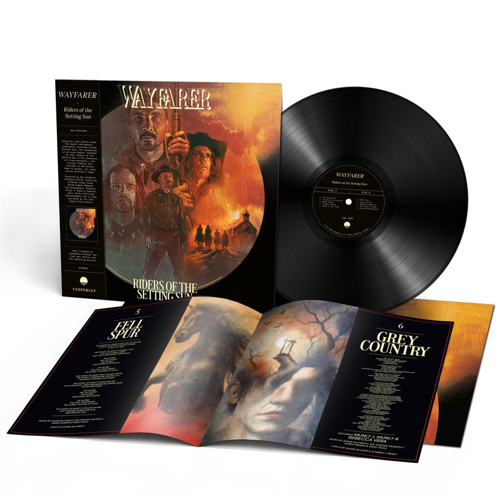 Wayfarer - Riders of the Setting Sun (180g Black or High Noon Heat Vinyl) - vinyl record cover