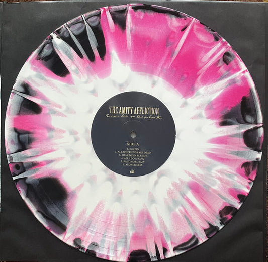 Amity Affliction - Everyone Loves You… Once You Leave Them (White/Pink/Black Splatter)