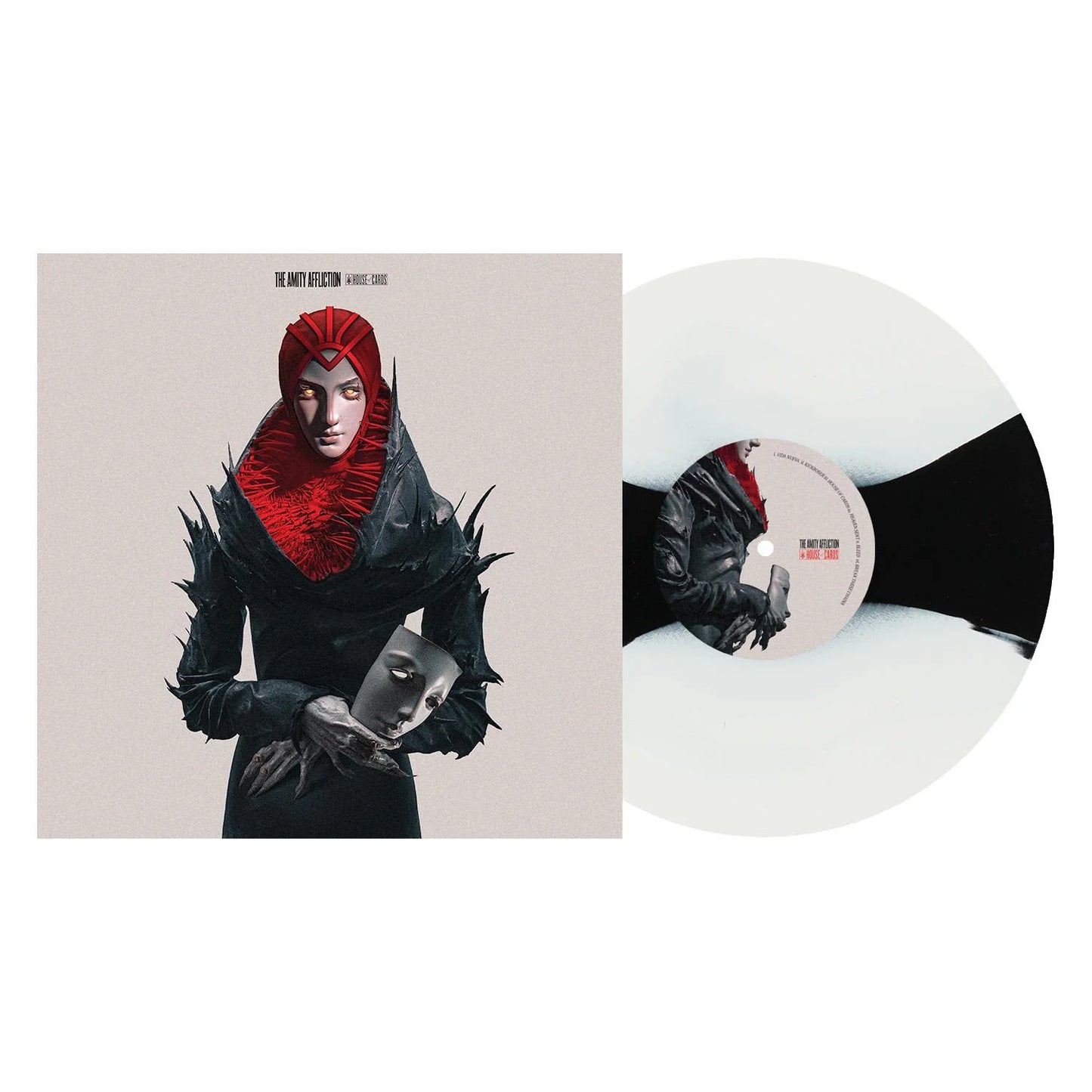 The Amity Affliction - House Of Cards (Cloudy Blood Red or White/Black/White Tri-Stripe Vinyl)
