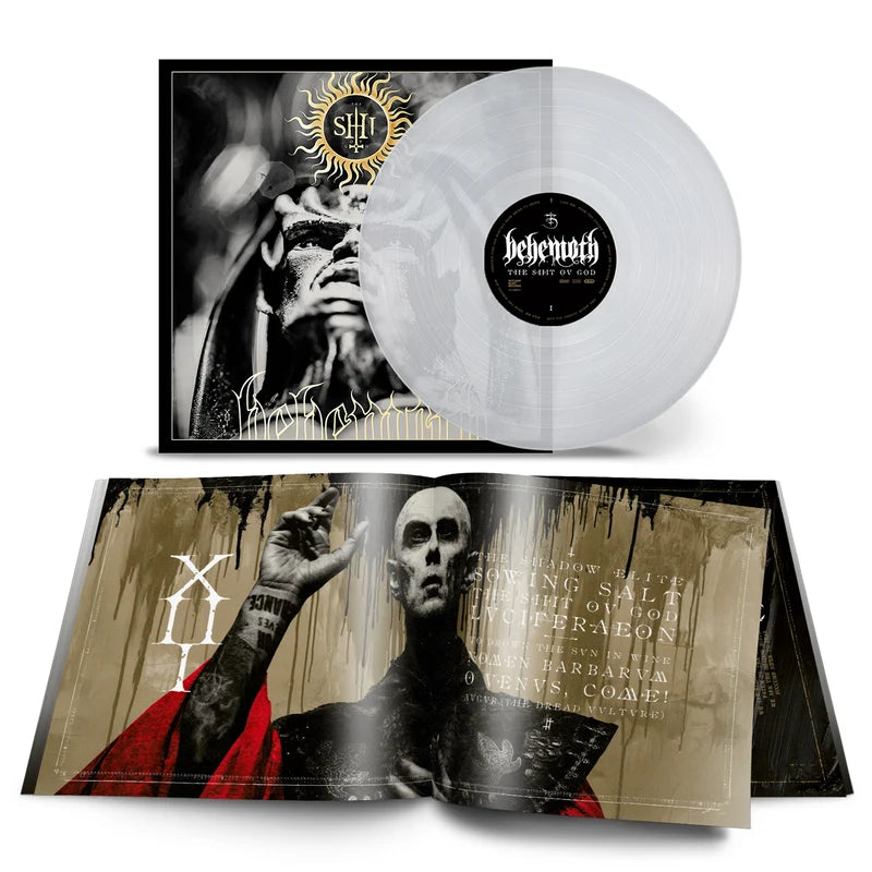 Behemoth – The Shit Ov God (Gold Foil Gatefold Clear Vinyl + 24-page Booklet)
