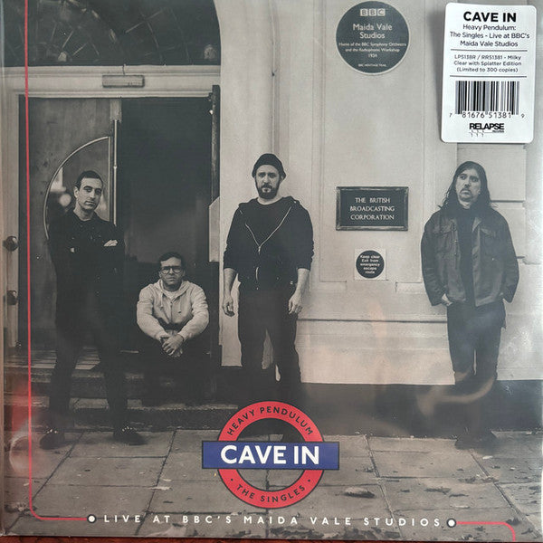 Cave In – Heavy Pendulum: The Singles - Live At BBC's Maida Vale Studios (Milky Clear With Splatter Vinyl)