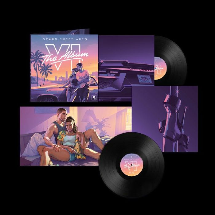20/11/2026: Grand Theft Auto VI: The Album (Black or Marble Pink & Blue Vinyl 2LP Gatefold)