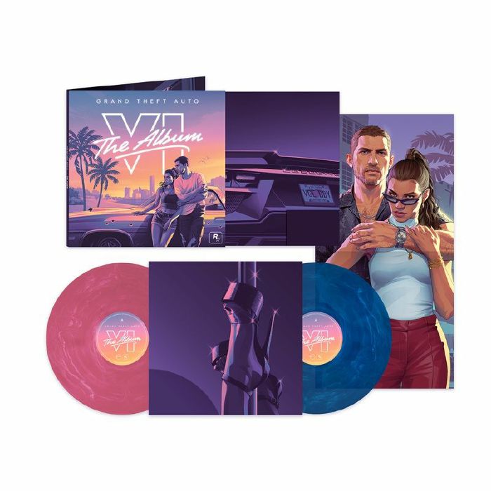 20/11/2026: Grand Theft Auto VI: The Album (Black or Marble Pink & Blue Vinyl 2LP Gatefold)