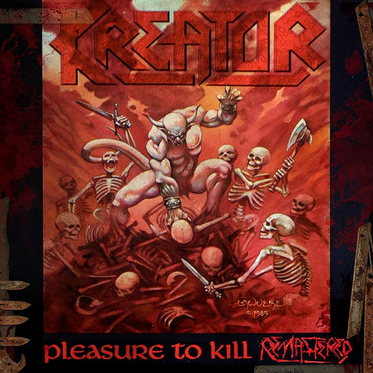 Kreator - Pleasure to Kill (Clear with Red Splatter Vinyl)