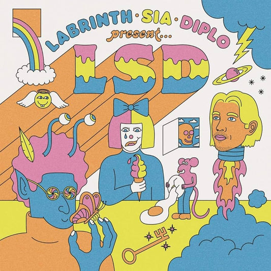 Labrinth, Sia & Diplo present LSD (Clear with Blue/Orange Splatter Vinyl)