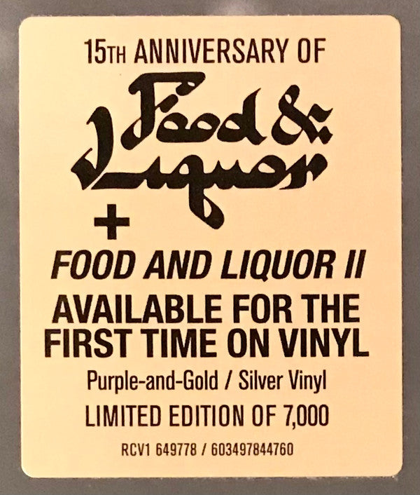 Lupe Fiasco's Food & Liquor I & II (RSD Puple-Gold / Silver Vinyl)