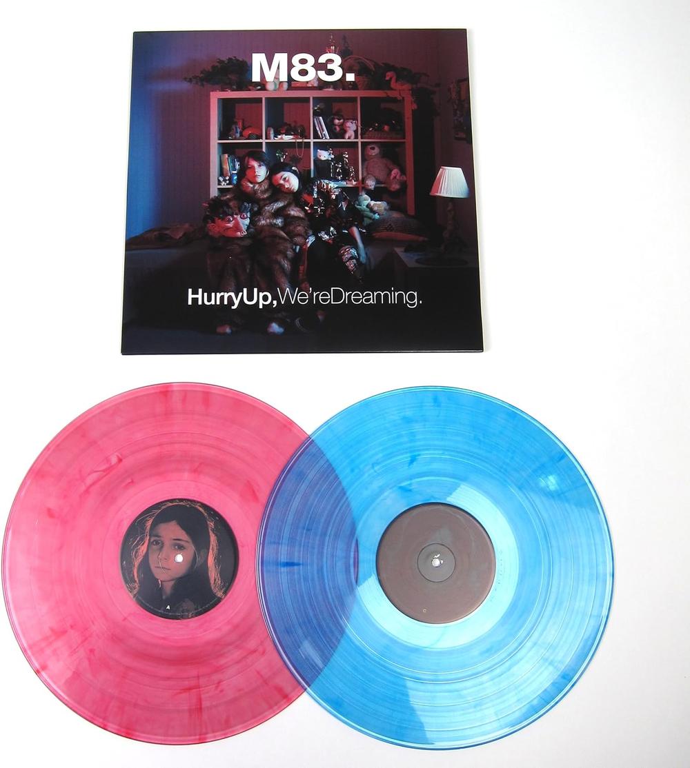 M83 – Hurry Up, We're Dreaming. (Clear Pink & Clear Blue Vinyl)