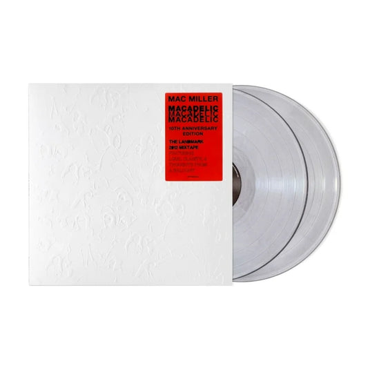 Mac Miller - Macadelic (Silver or White 2LP Vinyl + Poster) - vinyl record cover