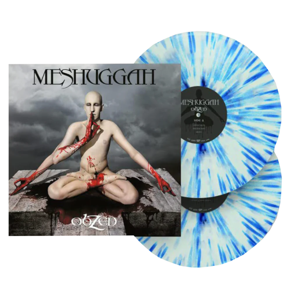 Meshuggah - Obzen (Clear-White-Blue Splatter Vinyl - Limited to 500 Copies)
