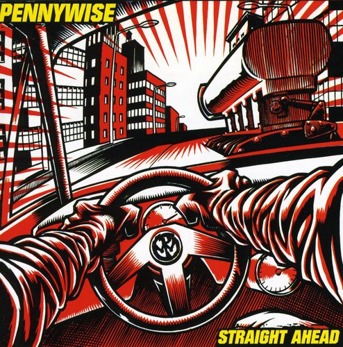 Pennywise - Straight Ahead (Red & Black Galaxy Vinyl)