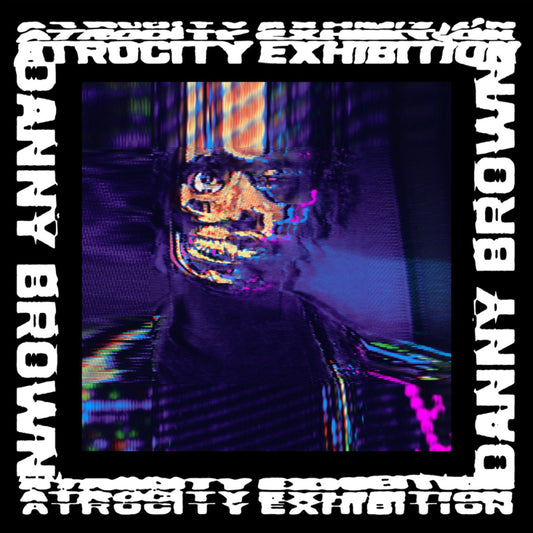 Danny Brown - Atrocity Exhibition (10 Year Anniversary Edition - Transparent Blue 2LP Vinyl) - vinyl record cover
