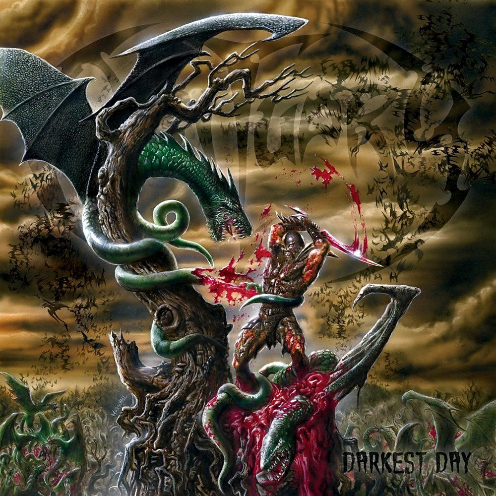 Obituary - Darkest Day (Reissue Translucent Gold Vinyl) - vinyl record cover