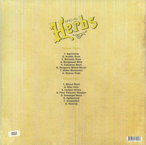 MF Doom : Metal Fingers - Special Herbs Vols 3&4 (Lemon Yellow Vinyl)