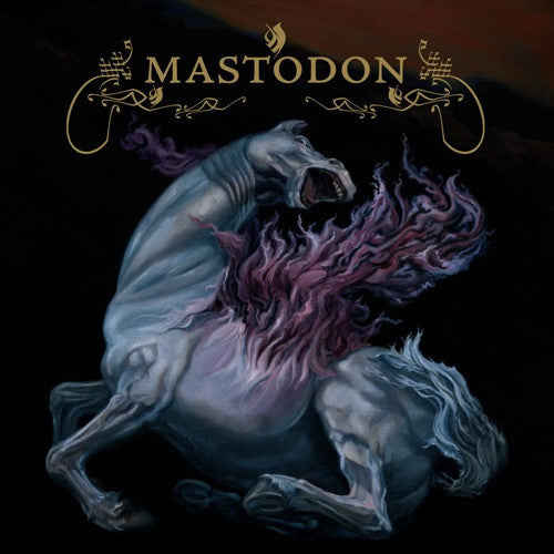 Mastodon - Remission (Electric Blue with Purple Pinwheels and Metallic Gold and Black Splatter)